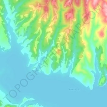 Dörtler topographic map, elevation, terrain