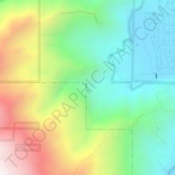 Dry Falls topographic map, elevation, terrain