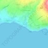 Casuzze topographic map, elevation, terrain