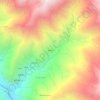Monteu topographic map, elevation, terrain