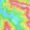 Cette topographic map, elevation, terrain