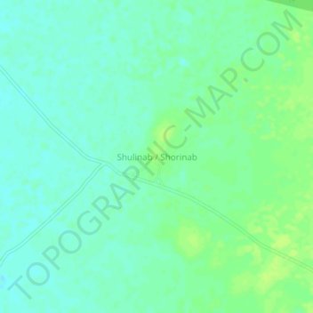 Shulinab topographic map, elevation, terrain