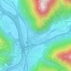 Castione topographic map, elevation, terrain