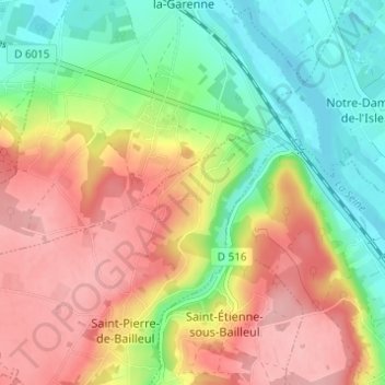 Dormont topographic map, elevation, terrain