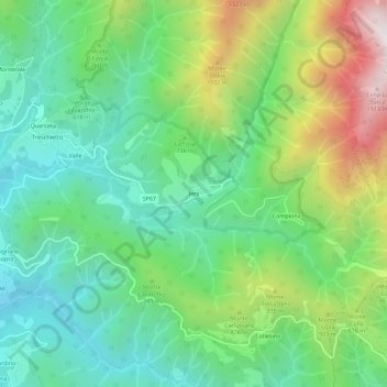 Iera topographic map, elevation, terrain