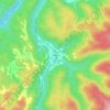 Nallen topographic map, elevation, terrain