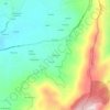 Vilaxuste topographic map, elevation, terrain