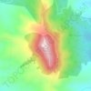 Mount Taylor topographic map, elevation, terrain