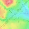 Le-Pont-Rompu topographic map, elevation, terrain