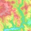 Mespoulié topographic map, elevation, terrain