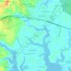 Amberly topographic map, elevation, terrain