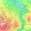 Solder topographic map, elevation, terrain