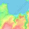 Saint-Efflam topographic map, elevation, terrain
