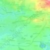 Longuenay topographic map, elevation, terrain