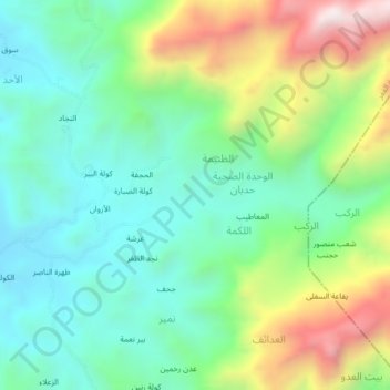Sayhan topographic map, elevation, terrain