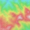 Barrabool topographic map, elevation, terrain