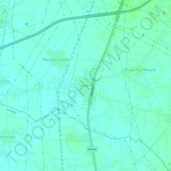 Seekri topographic map, elevation, terrain