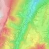 Les Étrets topographic map, elevation, terrain