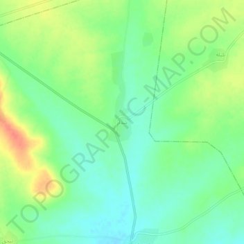 Shadar topographic map, elevation, terrain