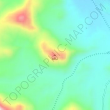 Jabal Maqla` topographic map, elevation, terrain