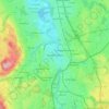 Kempten (Allgäu) topographic map, elevation, terrain