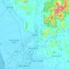 Jitra topographic map, elevation, terrain