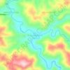 KUALA MONSOK topographic map, elevation, terrain