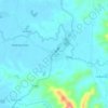 Canuto topographic map, elevation, terrain