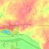 Manakin topographic map, elevation, terrain