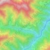 Barbagosa topographic map, elevation, terrain