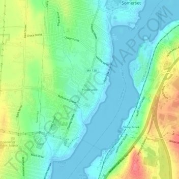 Pottersville topographic map, elevation, terrain