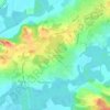 Bigné topographic map, elevation, terrain