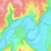 Saulou topographic map, elevation, terrain