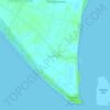 Piai Cape topographic map, elevation, terrain