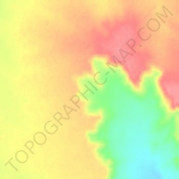 Kyber Pass topographic map, elevation, terrain