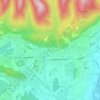 Albese topographic map, elevation, terrain