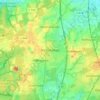 Kirchhellen topographic map, elevation, terrain