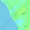 Warang topographic map, elevation, terrain