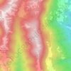 Monte Tancia topographic map, elevation, terrain