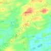 Whitsomehill topographic map, elevation, terrain