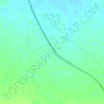 Drapeau topographic map, elevation, terrain