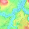 Beaugy topographic map, elevation, terrain