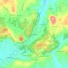 Junqueira topographic map, elevation, terrain