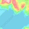 Asei Kecil topographic map, elevation, terrain