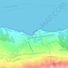 Cachorro topographic map, elevation, terrain