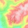 Abu al-Sous topographic map, elevation, terrain