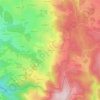 Recolles topographic map, elevation, terrain