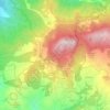 La Verna topographic map, elevation, terrain
