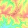 Marechal Cândido Rondon topographic map, elevation, terrain
