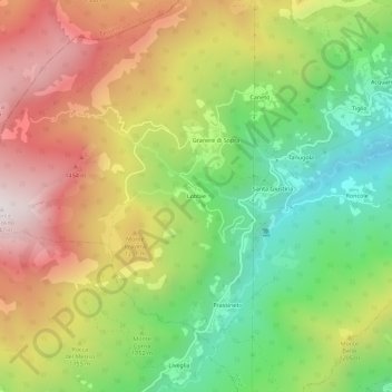 Lobbie topographic map, elevation, terrain
